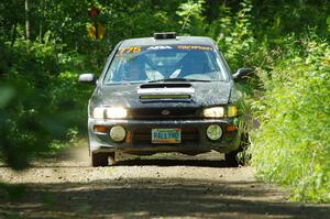 Kristian Rue / Mark Rue Subaru Impreza 2.5RS on SS11, Anchor Hill NB.