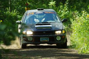 Kristian Rue / Mark Rue Subaru Impreza 2.5RS on SS11, Anchor Hill NB.