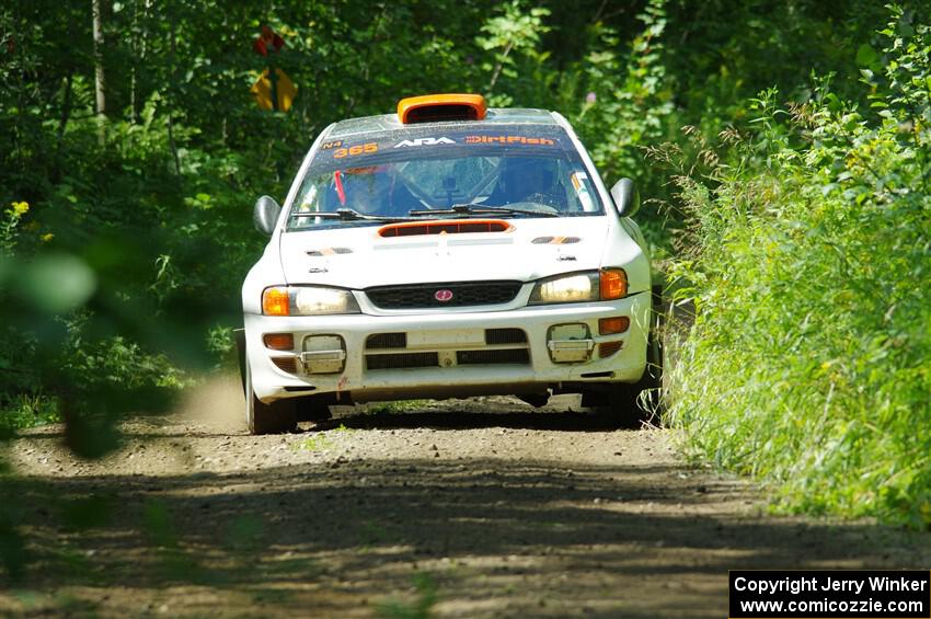 Richard Donovan / Greg Donovan Subaru Impreza on SS11, Anchor Hill NB.