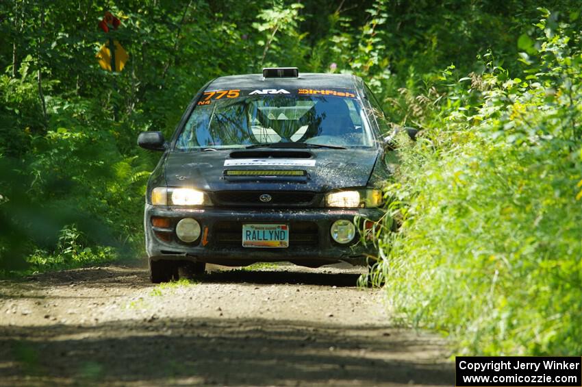 Kristian Rue / Mark Rue Subaru Impreza 2.5RS on SS11, Anchor Hill NB.