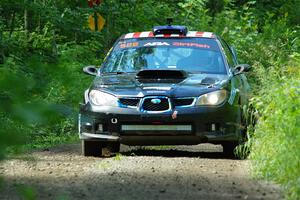 Matt James / Jackie James Subaru Impreza on SS11, Anchor Hill NB.