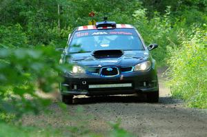 Matt James / Jackie James Subaru Impreza on SS11, Anchor Hill NB.