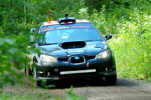 Matt James / Jackie James Subaru Impreza on SS11, Anchor Hill NB.