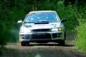 Madelyn Tabor / Sophia McKee Subaru Impreza 2.5RS on SS11, Anchor Hill NB.