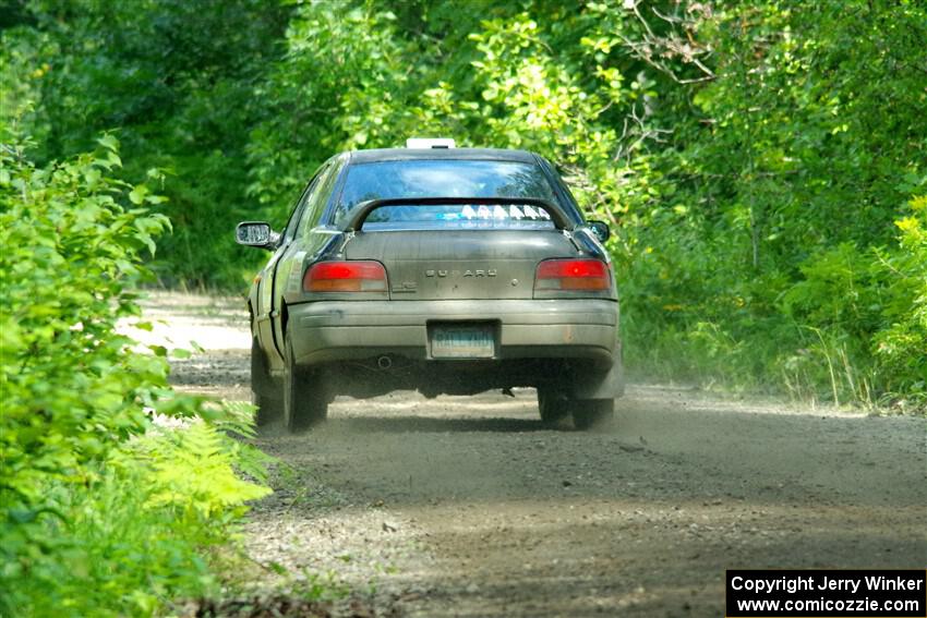 Kristian Rue / Mark Rue Subaru Impreza 2.5RS on SS11, Anchor Hill NB.