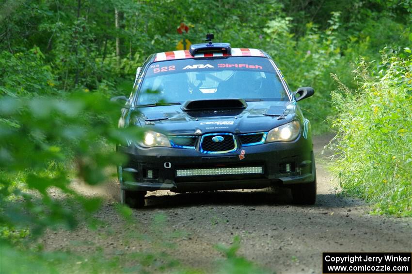 Matt James / Jackie James Subaru Impreza on SS11, Anchor Hill NB.