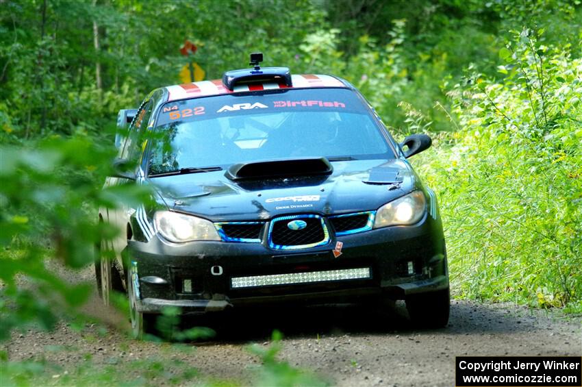 Matt James / Jackie James Subaru Impreza on SS11, Anchor Hill NB.