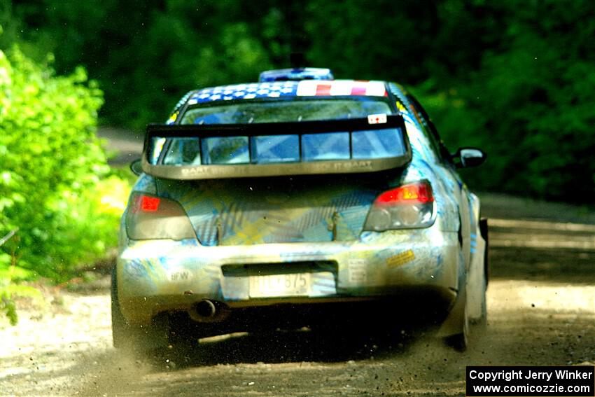 Matt James / Jackie James Subaru Impreza on SS11, Anchor Hill NB.