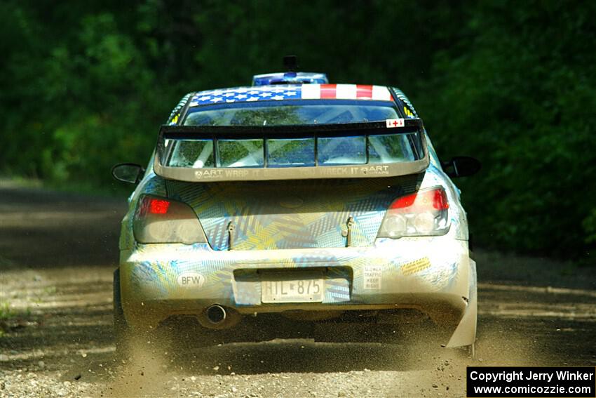 Matt James / Jackie James Subaru Impreza on SS11, Anchor Hill NB.