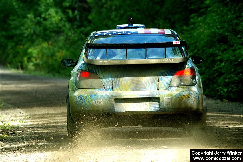 Matt James / Jackie James Subaru Impreza on SS11, Anchor Hill NB.