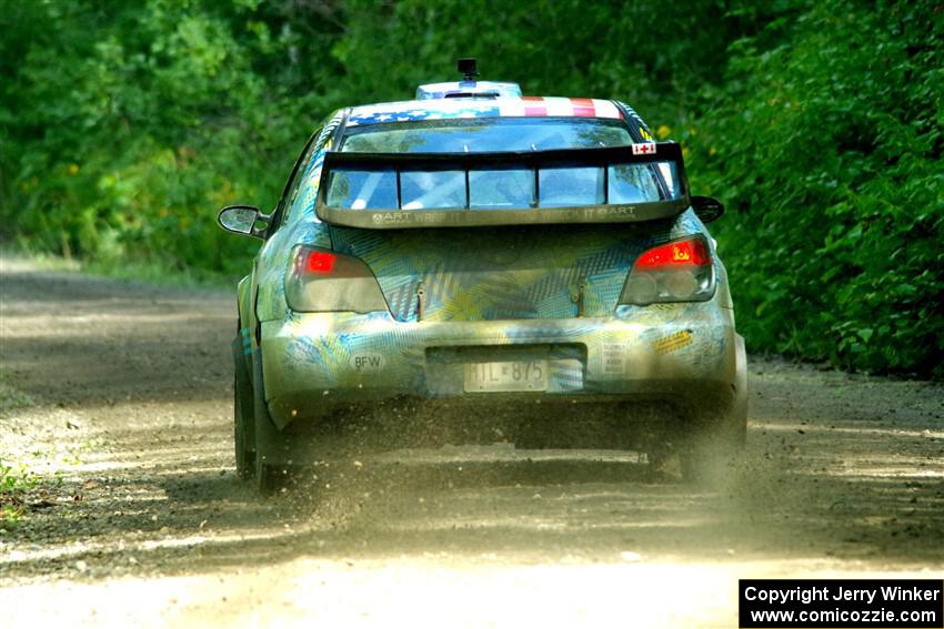 Matt James / Jackie James Subaru Impreza on SS11, Anchor Hill NB.