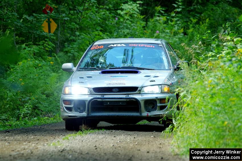 Madelyn Tabor / Sophia McKee Subaru Impreza 2.5RS on SS11, Anchor Hill NB.