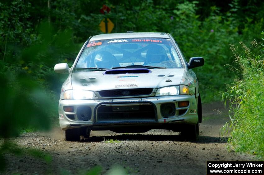 Madelyn Tabor / Sophia McKee Subaru Impreza 2.5RS on SS11, Anchor Hill NB.