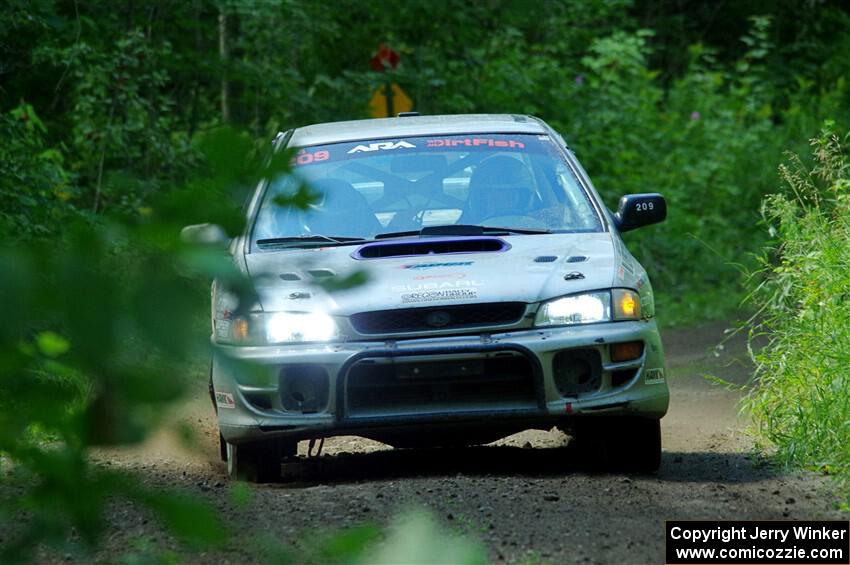 Madelyn Tabor / Sophia McKee Subaru Impreza 2.5RS on SS11, Anchor Hill NB.