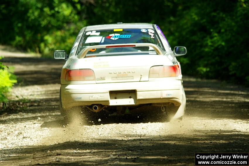 Madelyn Tabor / Sophia McKee Subaru Impreza 2.5RS on SS11, Anchor Hill NB.