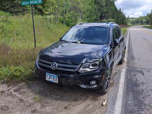 John Ruschmeyer had a small offroad excursion after exiting SS11, Anchor Hill NB.