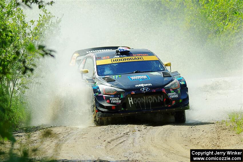 Ken Block / Alex Gelsomino Hyundai i20 WRC on SS12, Height o' Land II.