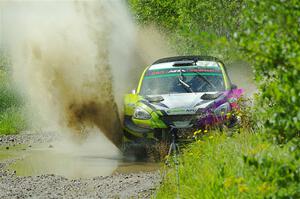 Patrick Gruszka / Florian Barral Mitsubishi Mirage RS on SS12, Height o' Land II.