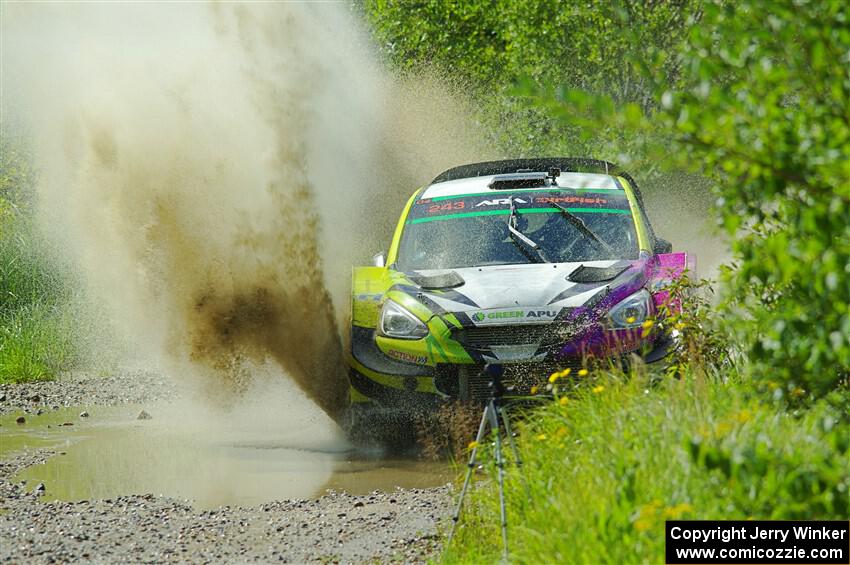 Patrick Gruszka / Florian Barral Mitsubishi Mirage RS on SS12, Height o' Land II.