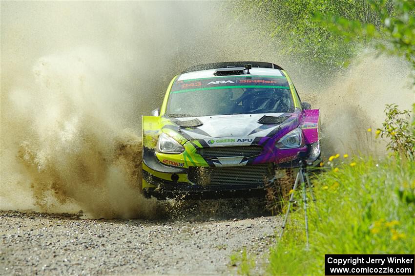 Patrick Gruszka / Florian Barral Mitsubishi Mirage RS on SS12, Height o' Land II.