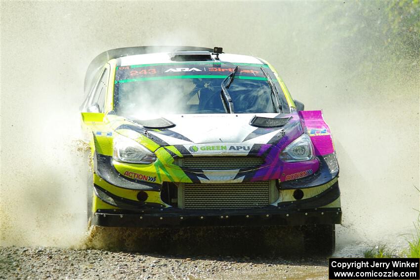 Patrick Gruszka / Florian Barral Mitsubishi Mirage RS on SS12, Height o' Land II.