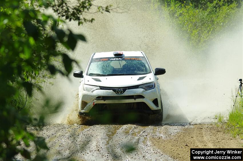 Alejandro Perusina / Andres Bautista Toyota RAV4 on SS12, Height o' Land II.