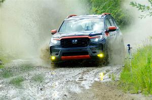 Chris Sladek / John Sharps Honda Passport on SS12, Height o' Land II.