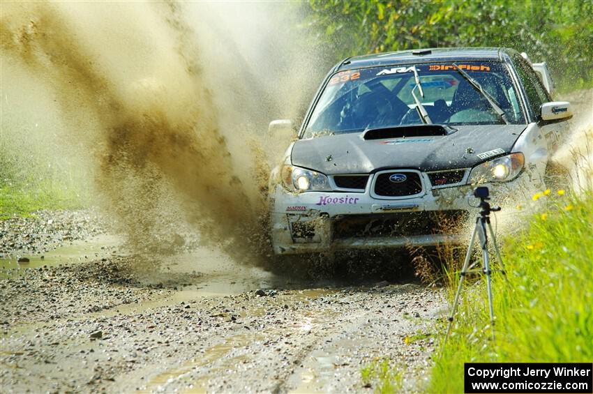 Mark Tabor / Kathryn Hansen Subaru WRX STi on SS12, Height o' Land II.