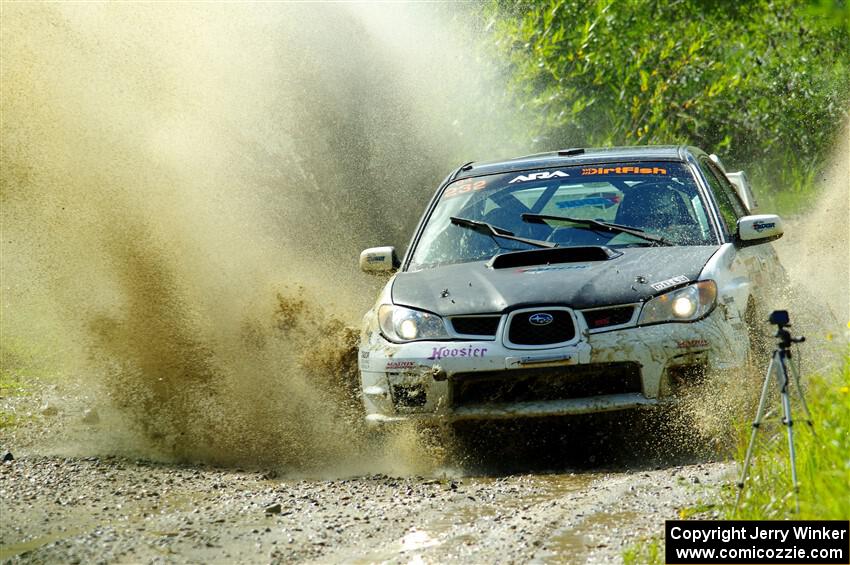 Mark Tabor / Kathryn Hansen Subaru WRX STi on SS12, Height o' Land II.