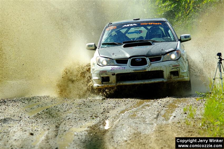 Mark Tabor / Kathryn Hansen Subaru WRX STi on SS12, Height o' Land II.