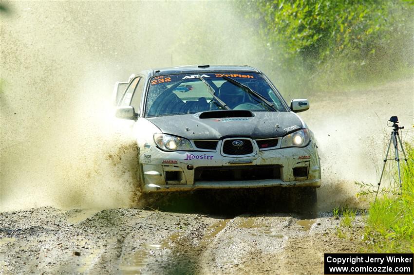 Mark Tabor / Kathryn Hansen Subaru WRX STi on SS12, Height o' Land II.