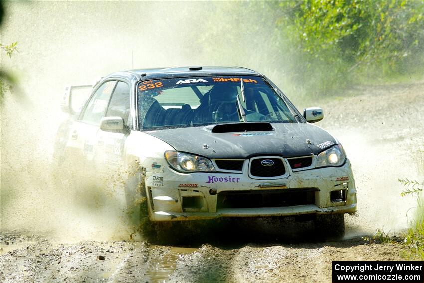 Mark Tabor / Kathryn Hansen Subaru WRX STi on SS12, Height o' Land II.