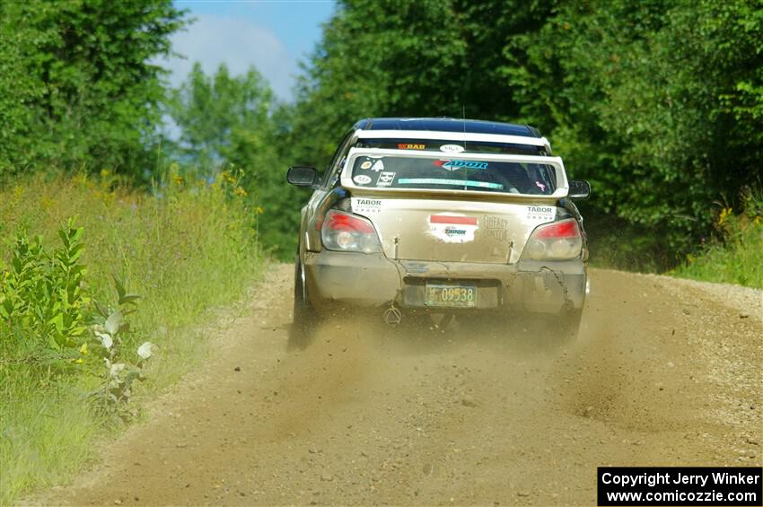 Mark Tabor / Kathryn Hansen Subaru WRX STi on SS12, Height o' Land II.