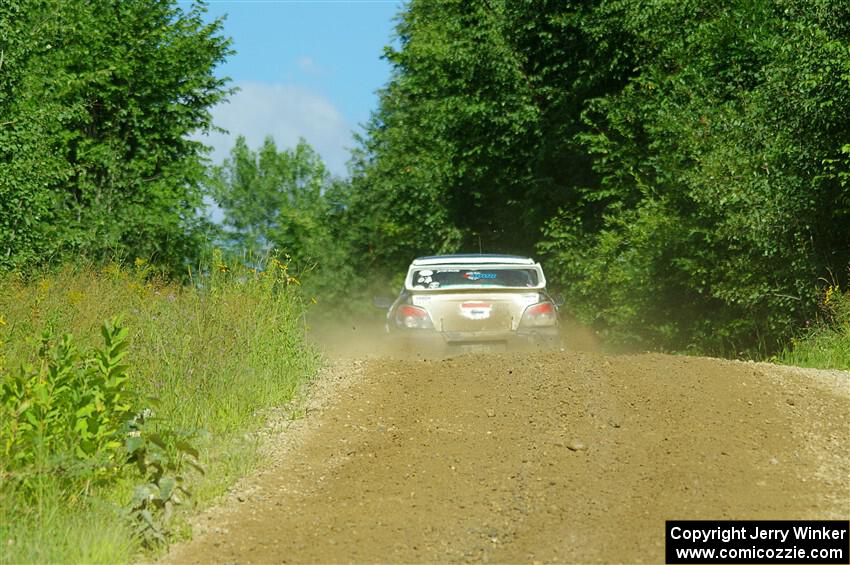 Mark Tabor / Kathryn Hansen Subaru WRX STi on SS12, Height o' Land II.