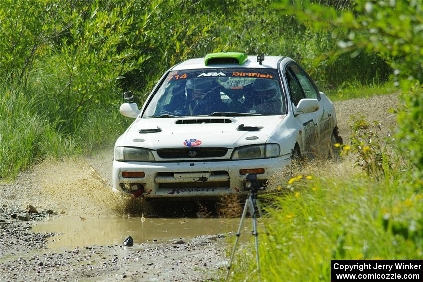 Jordon Haberer / Drew Staples Subaru Impreza on SS12, Height o' Land II.