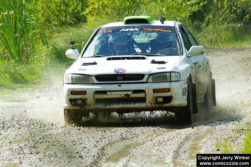 Jordon Haberer / Drew Staples Subaru Impreza on SS12, Height o' Land II.