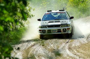 Aidan Hicks / John Hicks Subaru Impreza Wagon on SS12, Height o' Land II.