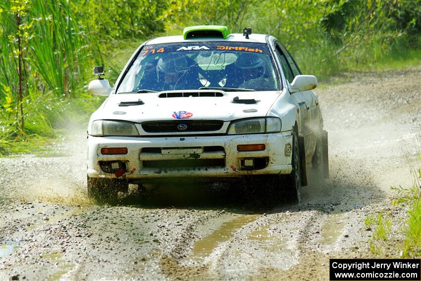 Jordon Haberer / Drew Staples Subaru Impreza on SS12, Height o' Land II.