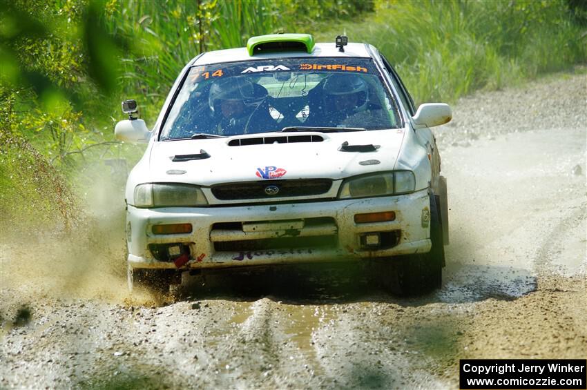 Jordon Haberer / Drew Staples Subaru Impreza on SS12, Height o' Land II.