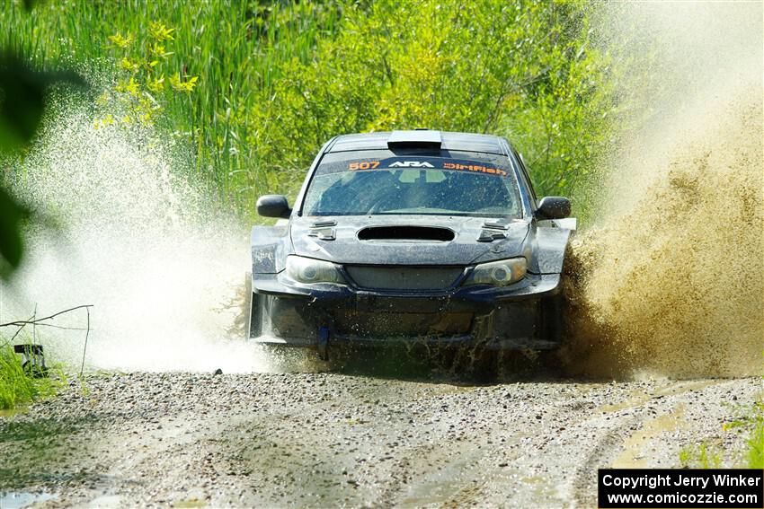 Daryl Bergen / Calvin Bergen Subaru WRX STi on SS12, Height o' Land II.