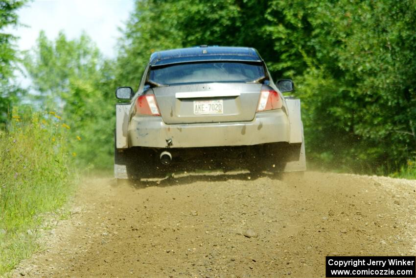 Daryl Bergen / Calvin Bergen Subaru WRX STi on SS12, Height o' Land II.