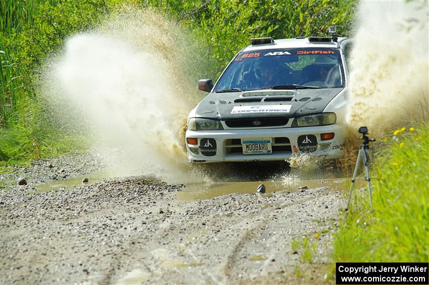 Aidan Hicks / John Hicks Subaru Impreza Wagon on SS12, Height o' Land II.