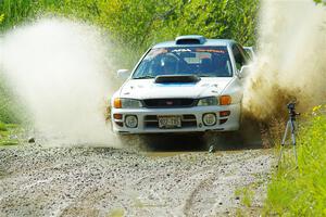 Tyler Matalas / Dustin Sharkozy Subaru Impreza LX on SS12, Height o' Land II.