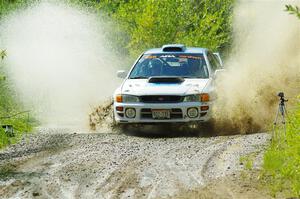 Tyler Matalas / Dustin Sharkozy Subaru Impreza LX on SS12, Height o' Land II.