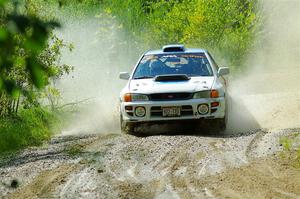 Tyler Matalas / Dustin Sharkozy Subaru Impreza LX on SS12, Height o' Land II.