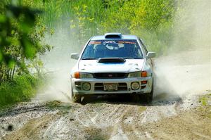 Tyler Matalas / Dustin Sharkozy Subaru Impreza LX on SS12, Height o' Land II.