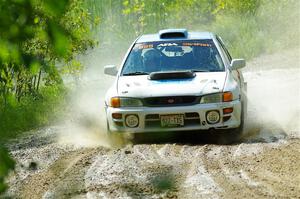 Tyler Matalas / Dustin Sharkozy Subaru Impreza LX on SS12, Height o' Land II.