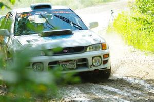 Tyler Matalas / Dustin Sharkozy Subaru Impreza LX on SS12, Height o' Land II.