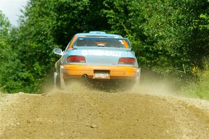 Tyler Matalas / Dustin Sharkozy Subaru Impreza LX on SS12, Height o' Land II.