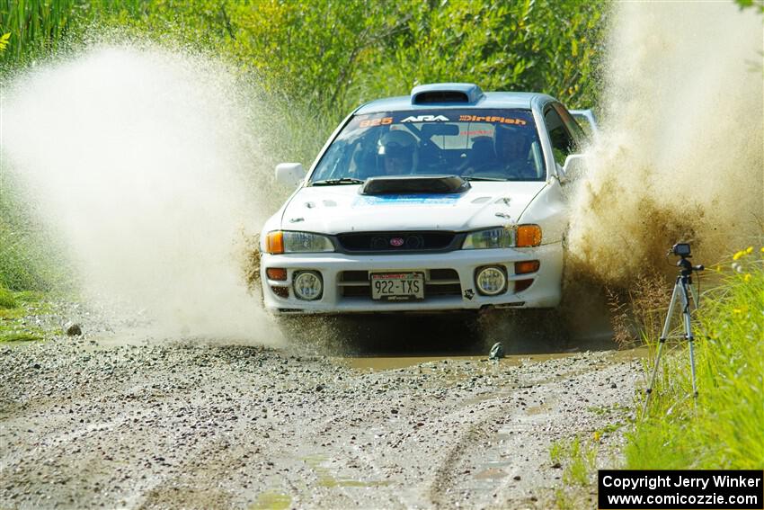 Tyler Matalas / Dustin Sharkozy Subaru Impreza LX on SS12, Height o' Land II.